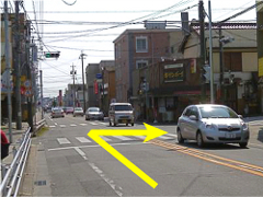 「ちた快福堂」までの道のり1